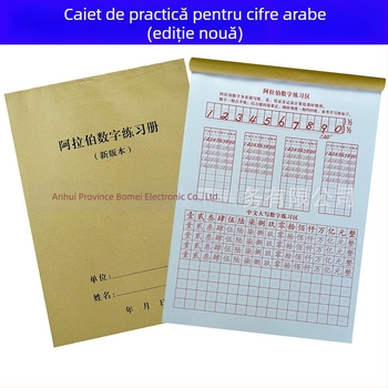 Manual de exerciții pentru numere în contabilitate: numerale chineze majuscule și cifre arabice pentru elevi