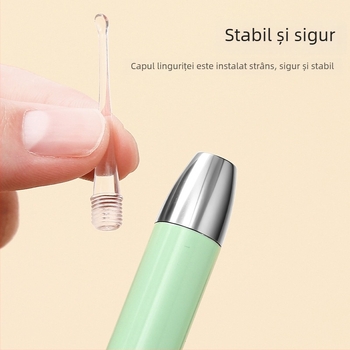 Lingură de urechi cu lumină pentru bebeluși și copii – instrument sigur pentru îndepărtarea cerumenului