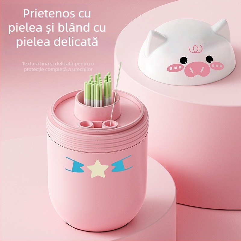 Piggy linie de curățare a găurii urechii pentru eliminarea mirosurilor și prevenirea blocării