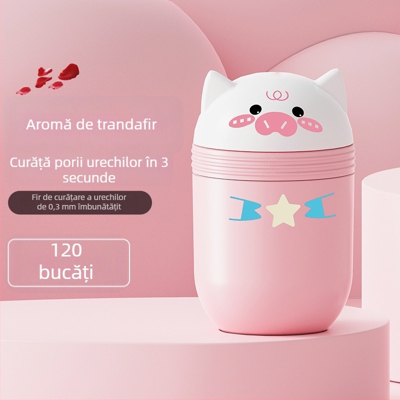 Piggy linie de curățare a găurii urechii pentru eliminarea mirosurilor și prevenirea blocării