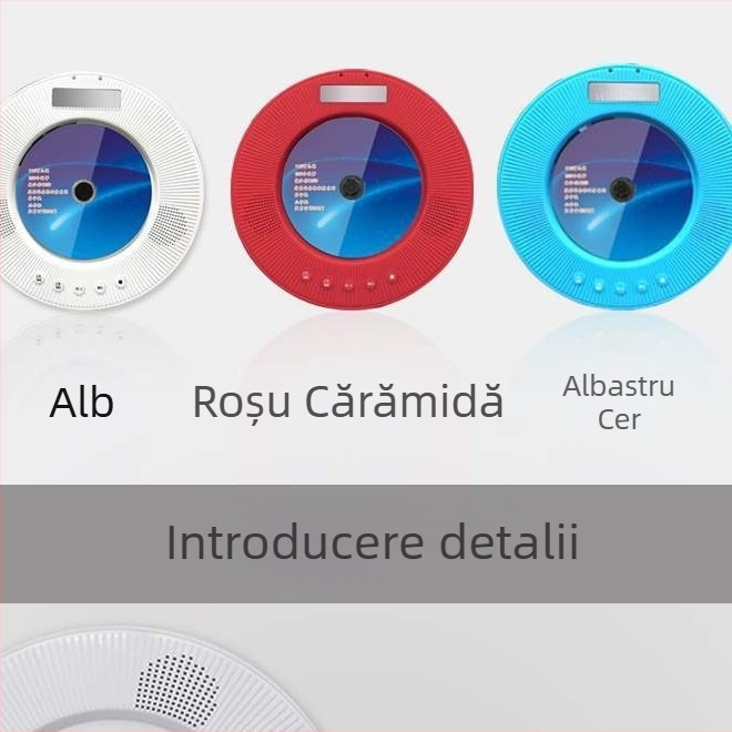 CD player cu Bluetooth, DVD portabil HD pentru acasă cu HDMI, învățare a limbii engleze