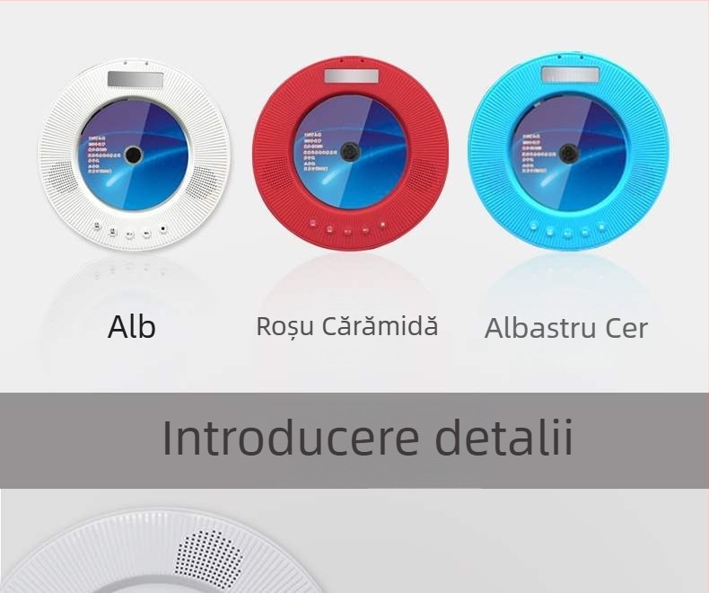 CD player cu Bluetooth, DVD portabil HD pentru acasă cu HDMI, învățare a limbii engleze