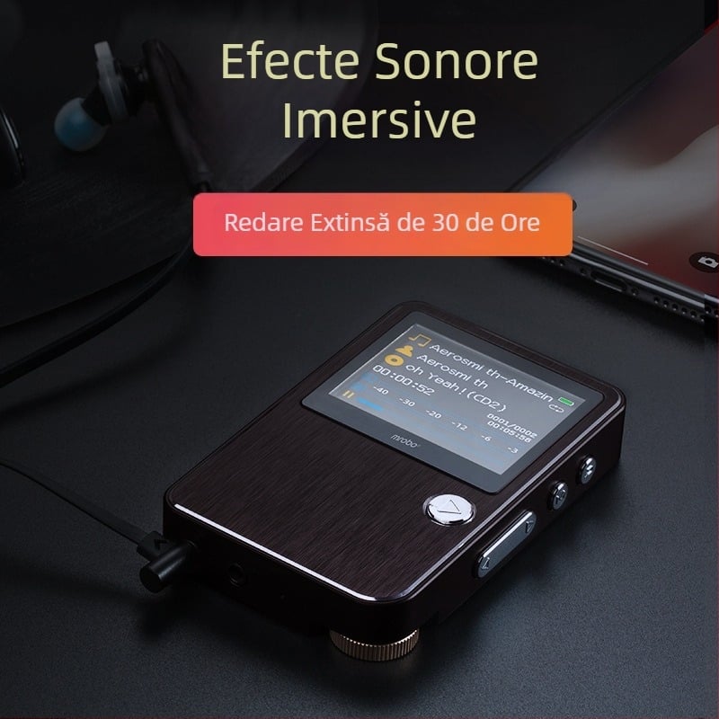 Meibo Mrobo C8 MP3 Player – muzică lossless, stil Walkman, cititor de e-book, înregistrare, repetor pentru ascultare în engleză