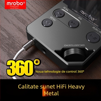 Mrobo C5 Lossless HiFi Bluetooth Walkman muzical hi-fi, MP3, Repetor pentru ascultare în engleză