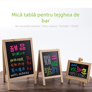 Tablă de birou pentru notițe, mini tablă de scris, panou de afișaj ștears, vertical pentru mesaje