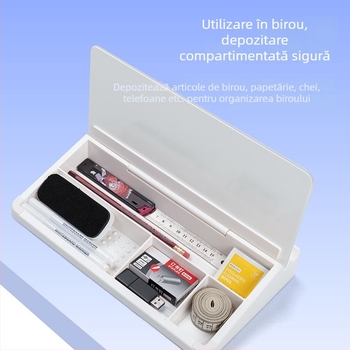 Tablă de scris din sticlă securizată pentru birou – tablă pentru notițe și mesaje, ștergătoare