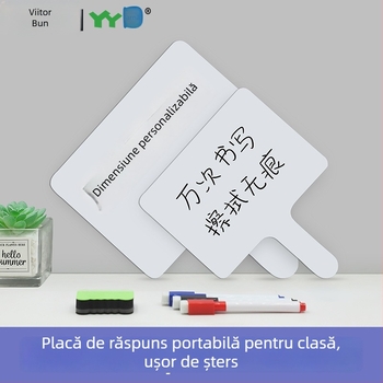 Tablă albă portabilă, lavabilă, cu două fețe, interactivă pentru clasă, nemagnetică