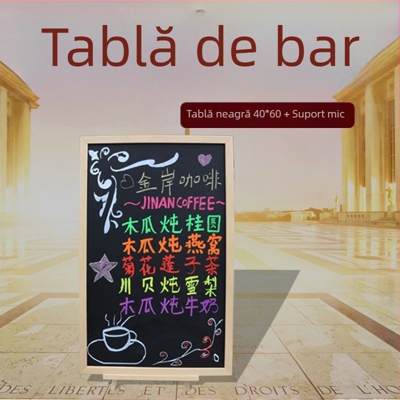 Tablă magnetică mică pe suport, verticală pentru copii – tablă de scris și desen pe birou (tablă 40×60 cm, suport 25×40 cm)
