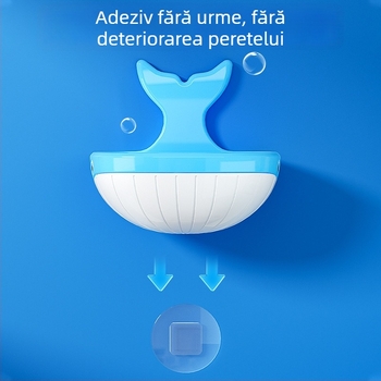 Suport de săpun pe perete, cu drenaj, dublu nivel