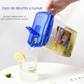 Lock Fierbător din plastic, capacitate mare, pentru apă rece, sucuri și ceai