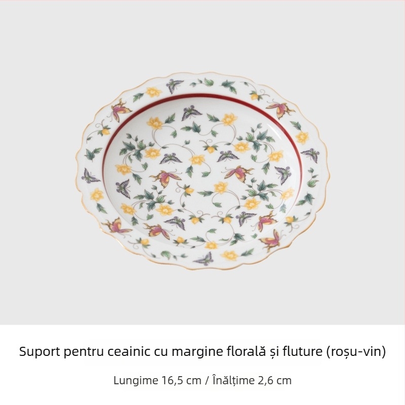 Ceainic din porțelan și gaiwan, set mic pentru casă și birou, cești de ceai elegante, set Kung Fu pentru ceai