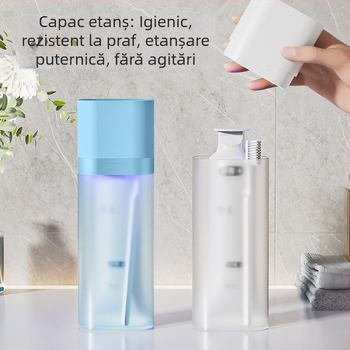 Cutie UV pentru dezinfectarea periilor de dinți, cu spațiu de depozitare și pahar de clătire – versiune pentru călătorii