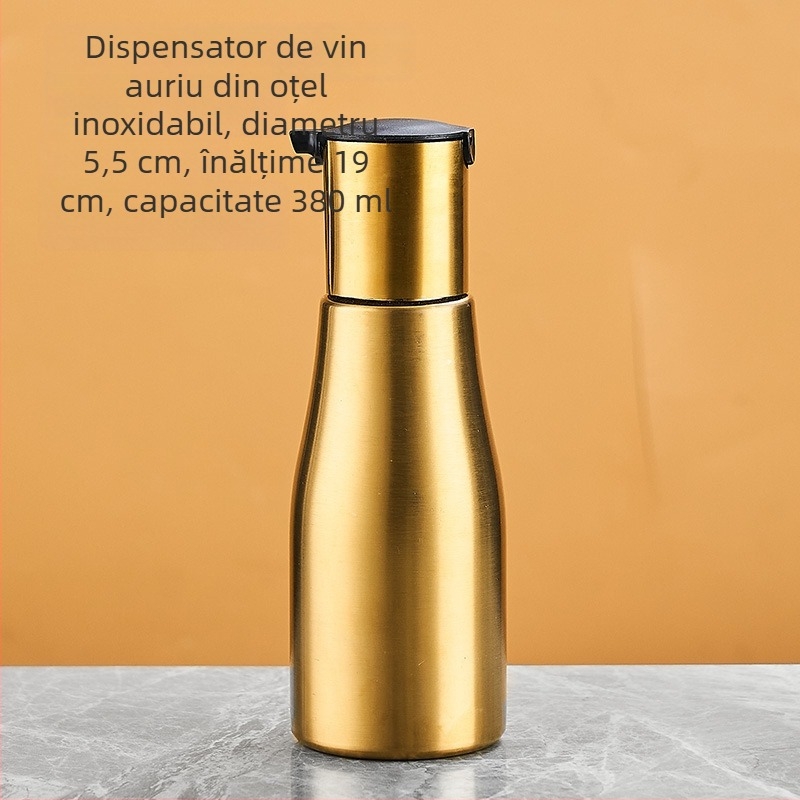 Distribuitor de vin din oțel inoxidabil 304, recipient comercial pentru bar, dozator cu măsurare precisă.