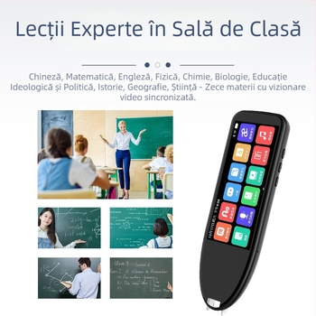 stilou de scanare offline cu dicționar și traducere în mai multe limbi, traducător vocal