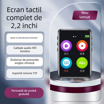 Bluetooth MP3 player cu cititor de cărți electronice și lectură de romane, dispozitiv multimedia MP4 de 3,0 inch pentru elevi