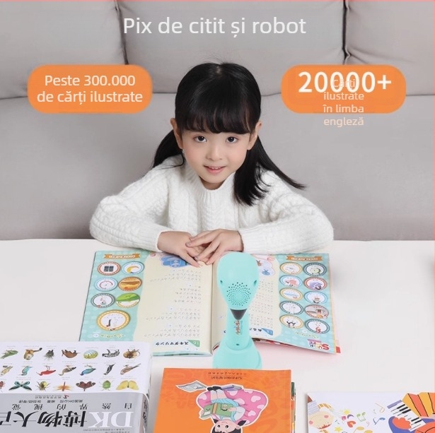 Tadpole A6S Pix Cititor pentru Copii — Învățare timpurie a limbii engleze, Citire părinte-copil
