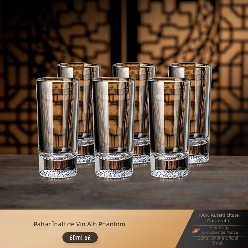 Bon pahare din cristal pentru spirtoase, set 1-2 pahare, design modern minimalist pentru degustare