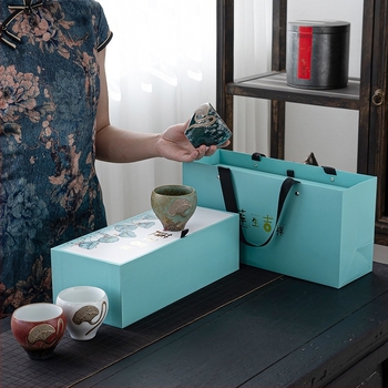 Set Gongfu de ceai din ceramică pentru uz casnic – cadou elegant
