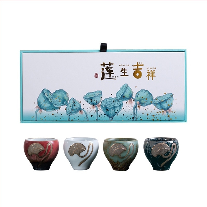 Set Gongfu de ceai din ceramică pentru uz casnic – cadou elegant
