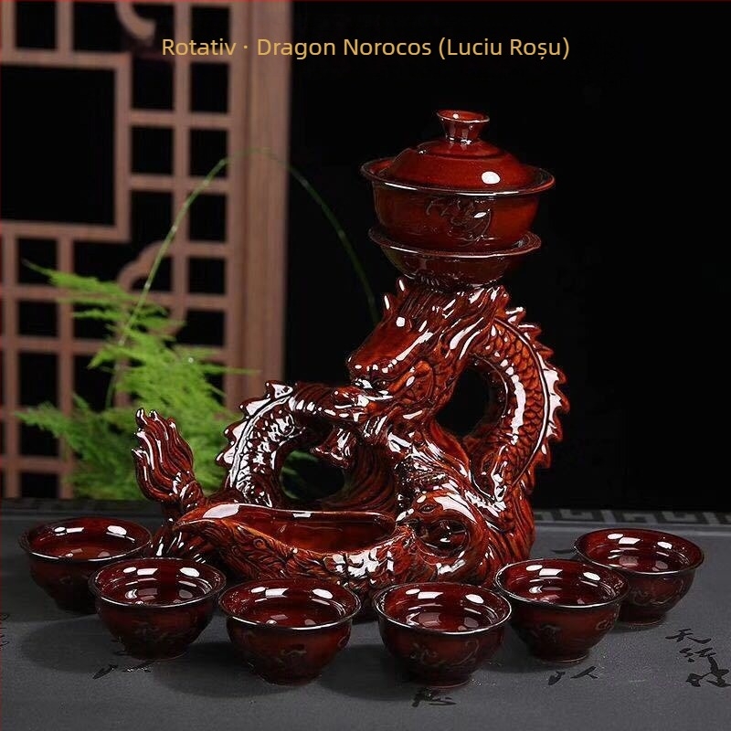 Set de ceai automată Xianglong, infuzor simplu, logo personalizabil, set cadou din ceramică