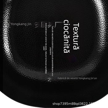 Tigaie wok pătrată de 24 cm, cu exterior ceramic, antiaderent, dublă față, potrivită pentru gaz și inducție