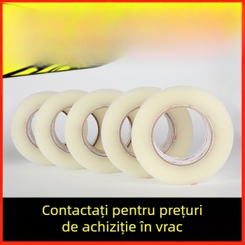 Bandă de ambalat transparentă, rolă mare pentru sigilare manuală