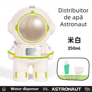 Cană spațială pentru copii pentru joacă în aer liber, capacitate mare, din plastic, cu pai