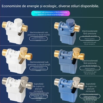 Xiangjun 12V Supapă electromagnetică solară pentru alimentare automată cu apă - accesorii pentru controlerul de încălzire solară
