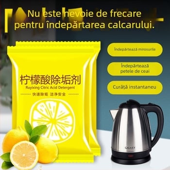 Curățător cu acid citric pentru descalcare – ceainice, boilere și dozatoare de apă, elimină petele de ceai