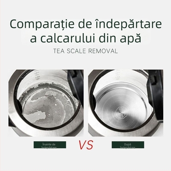 Curățător cu acid citric pentru descalcare – ceainice, boilere și dozatoare de apă, elimină petele de ceai