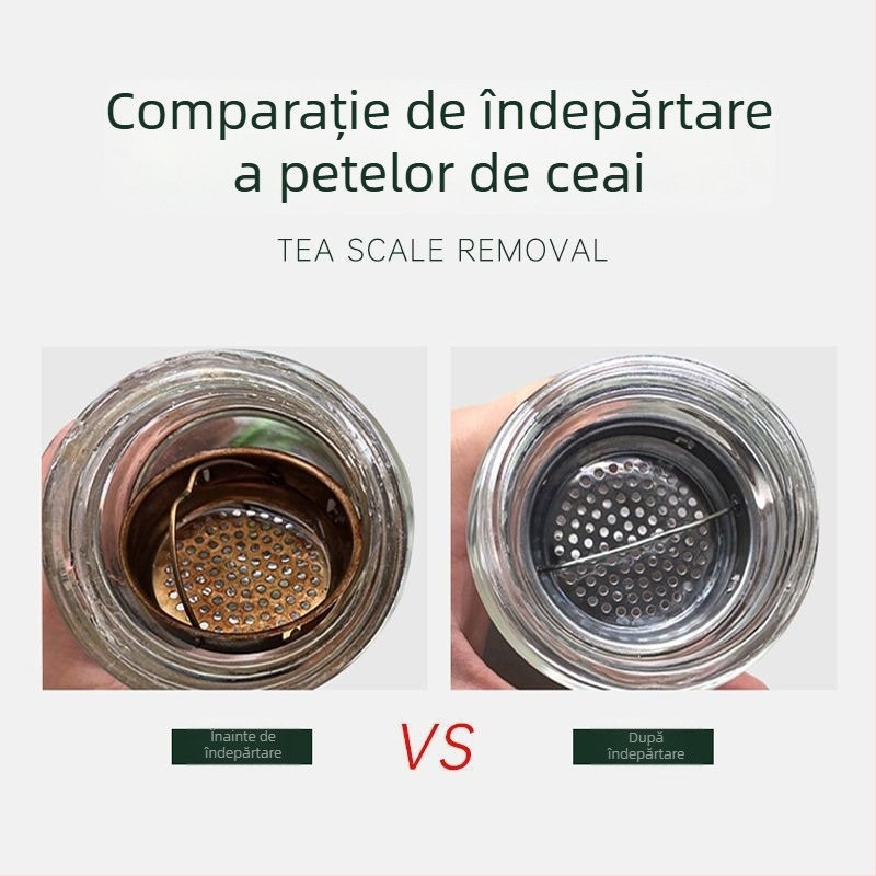 Curățător cu acid citric pentru descalcare – ceainice, boilere și dozatoare de apă, elimină petele de ceai