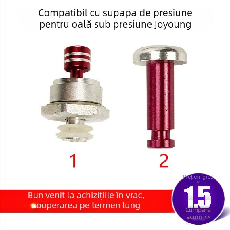 Set de valve pentru oală electrică inteligentă sub presiune XJYY: valvă plutitoare, valvă de împingere, supapă de siguranță și accesorii senzor presiune