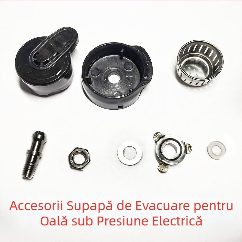 Set de ventile de evacuare pentru oală electrică sub presiune: capac, ventile de eliberare a presiunii și bază