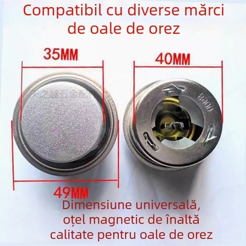 Termostat din oțel magnetic pentru gătitor de orez, limitator universal de temperatură, accesoriu circular pentru gătitoare de orez și oale sub presiune electrice