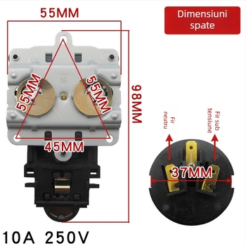 Accesorii pentru fierbător electric: bază cu termostat, conector și cuplă impermeabilă KSD686-B1