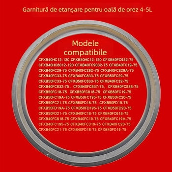 Inel etanș universal pentru oală electrică de gătit orez, inel silicoan pentru capac CFXB50FC833-75, etanșare 40FC29, set accesorii etanșare
