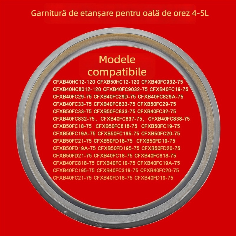 Inel etanș universal pentru oală electrică de gătit orez, inel silicoan pentru capac CFXB50FC833-75, etanșare 40FC29, set accesorii etanșare