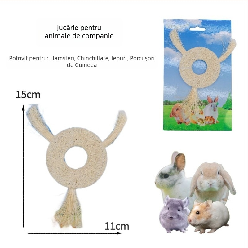 Jucării pentru hamster și papagal: jucării de mestecat, cuib pentru animale de companie mici și jucării din luffa