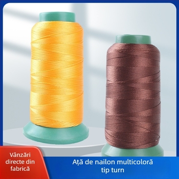 Fir de cusut din nylon, rezistență înaltă, 250D, 44 fire, pentru tapițerie, scaune auto, încălțăminte și genți
