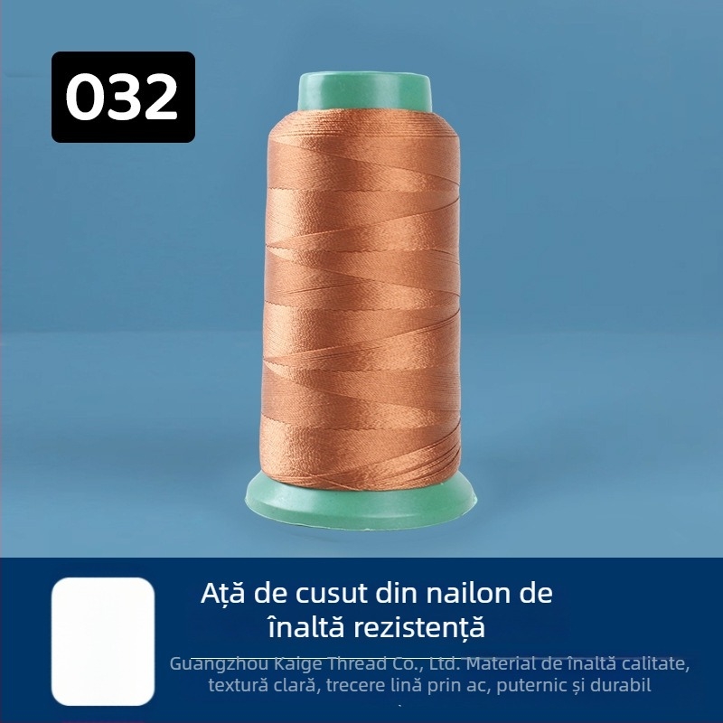 Fir de cusut din nylon, rezistență înaltă, 250D, 44 fire, pentru tapițerie, scaune auto, încălțăminte și genți