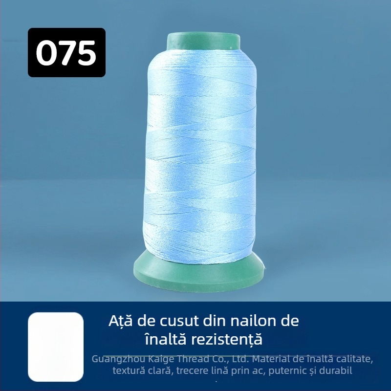 Fir de cusut din nylon, rezistență înaltă, 250D, 44 fire, pentru tapițerie, scaune auto, încălțăminte și genți