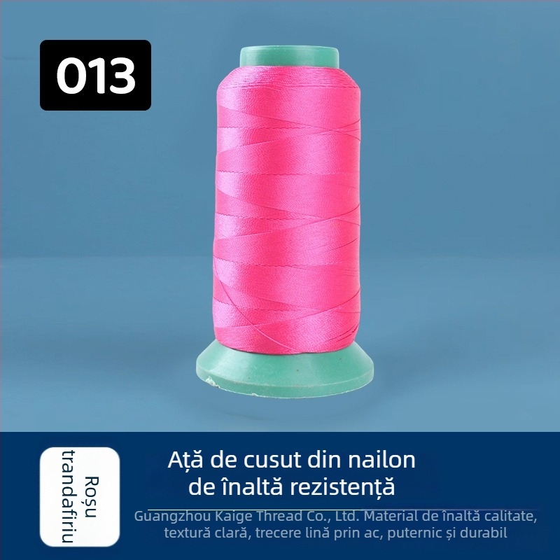Fir de cusut din nylon, rezistență înaltă, 250D, 44 fire, pentru tapițerie, scaune auto, încălțăminte și genți