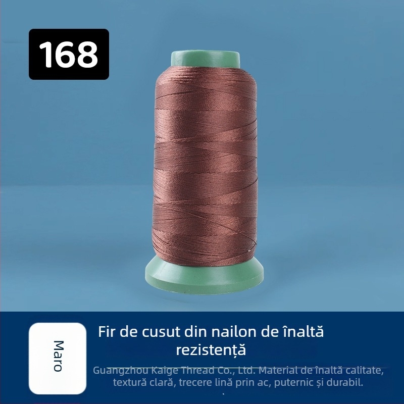 Fir de cusut din nylon, rezistență înaltă, 250D, 44 fire, pentru tapițerie, scaune auto, încălțăminte și genți