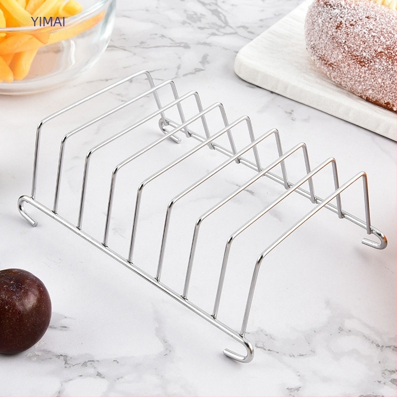Grătar din oțel inoxidabil pentru friteuza cu aer – accesorii de coacere, formă pentru pâine feliată, gril de răcire pentru cuptor electric uz casnic