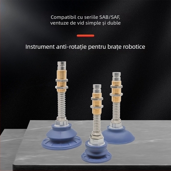 fste Set de cupe de vid și fitinguri rotative pentru componente pneumatice industriale și accesorii pentru brațe robotice