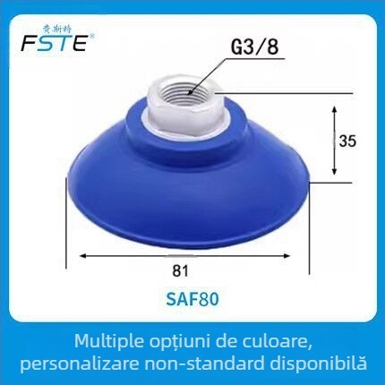 fste Set de cupe de vid și fitinguri rotative pentru componente pneumatice industriale și accesorii pentru brațe robotice