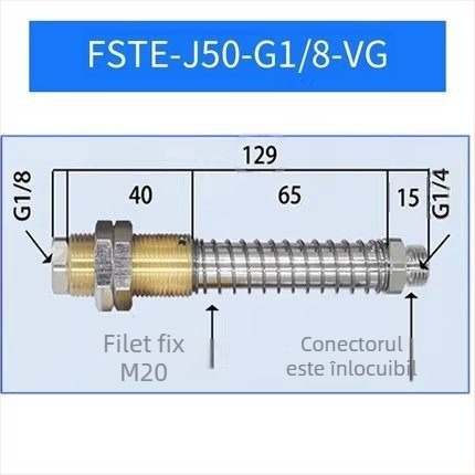 fste Set de cupe de vid și fitinguri rotative pentru componente pneumatice industriale și accesorii pentru brațe robotice