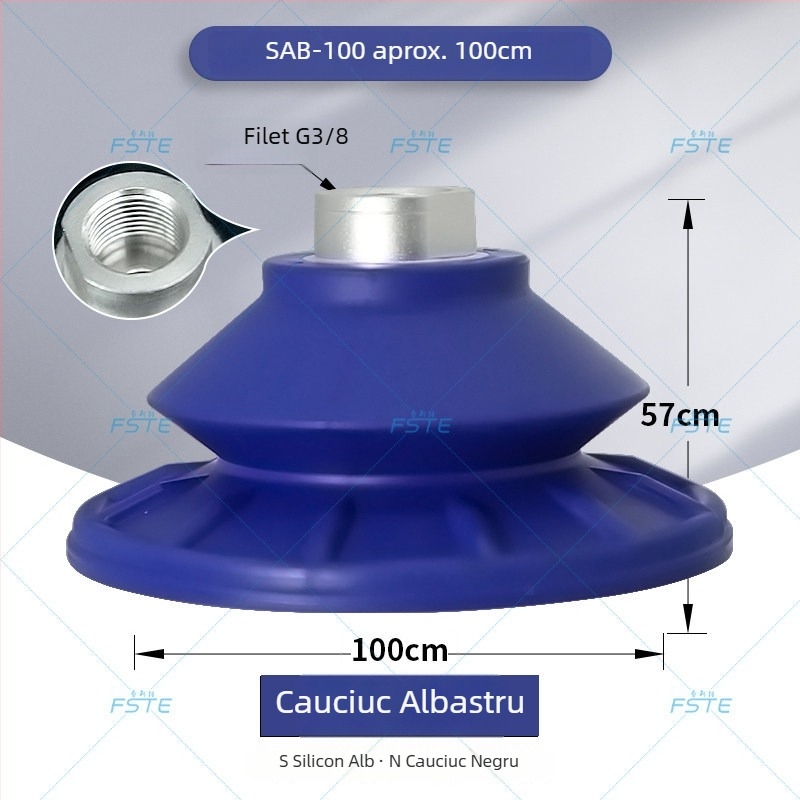 fste Set de cupe de vid și fitinguri rotative pentru componente pneumatice industriale și accesorii pentru brațe robotice