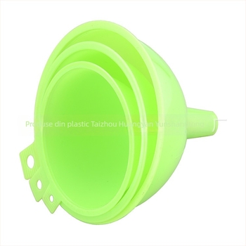 Pâlnie din plastic cu gură lată, PP alimentar, pentru bucătărie – ulei, vin și gem.