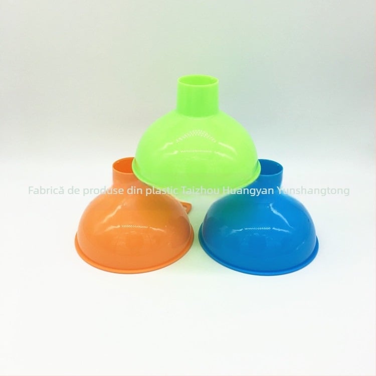 Pâlnie din plastic cu gură lată, PP alimentar, pentru bucătărie – ulei, vin și gem.